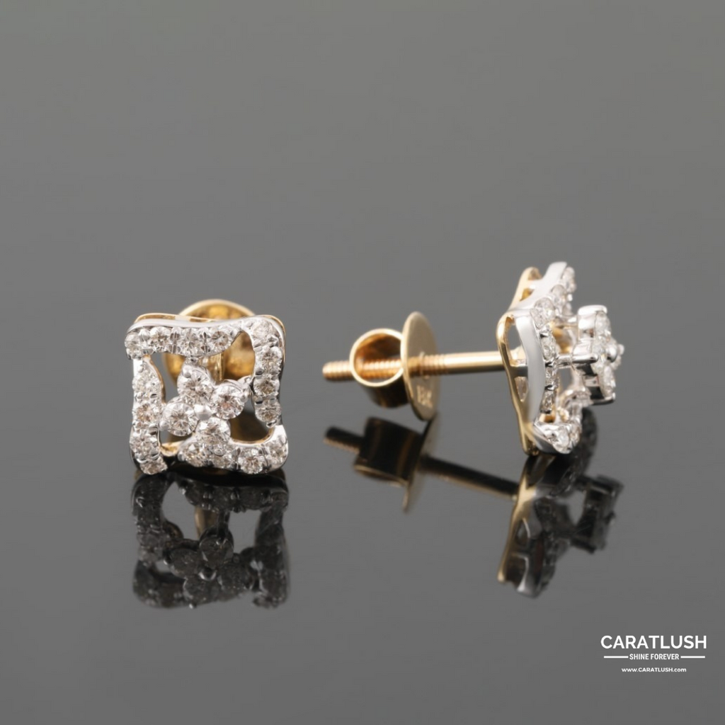 AMARA DIAMOND STUDS - CARATLUSH.COM