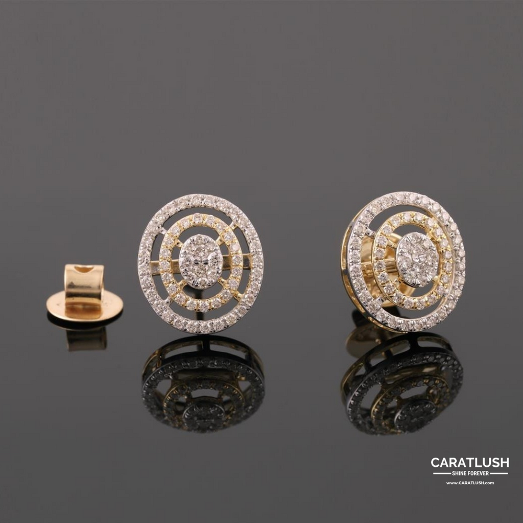 AMORE DIAMOND STUDS - CARATLUSH.COM