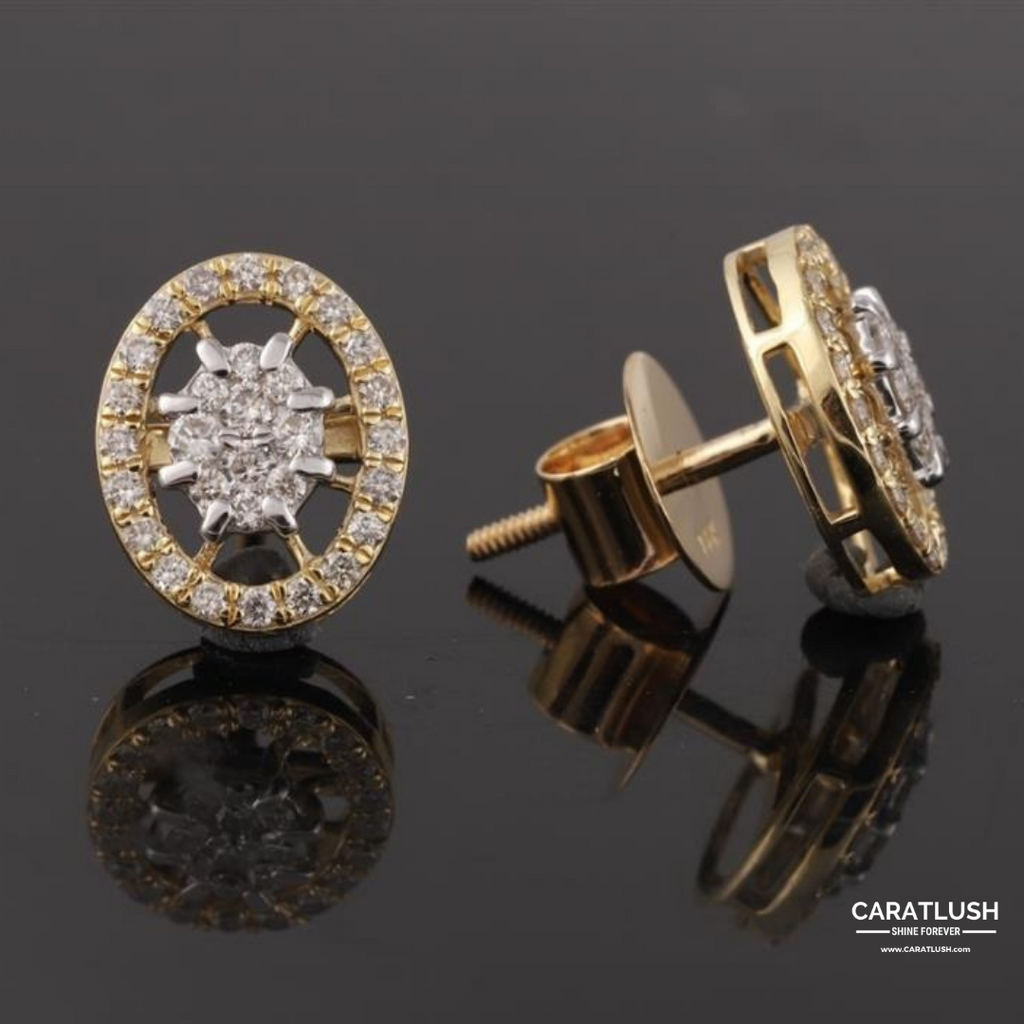 ASMITA DIAMOND STUDS - CARATLUSH.COM