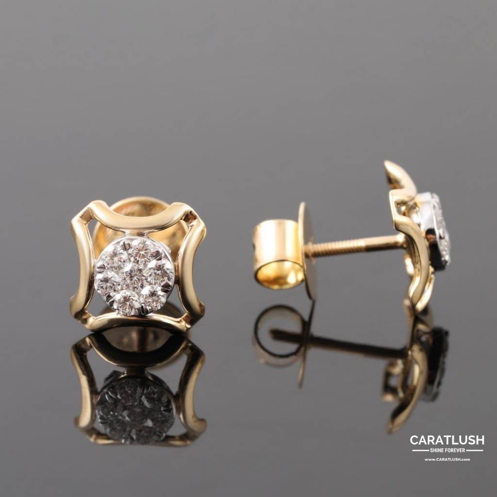 CAROL DIAMOND EARINGS - CARATLUSH.COM