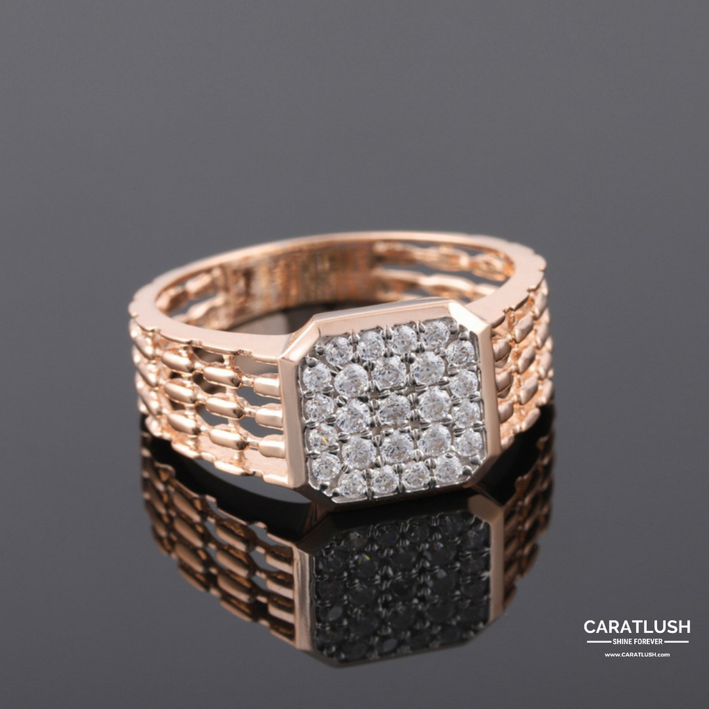 CARSON DIAMOND MEN RING - CARATLUSH.COM