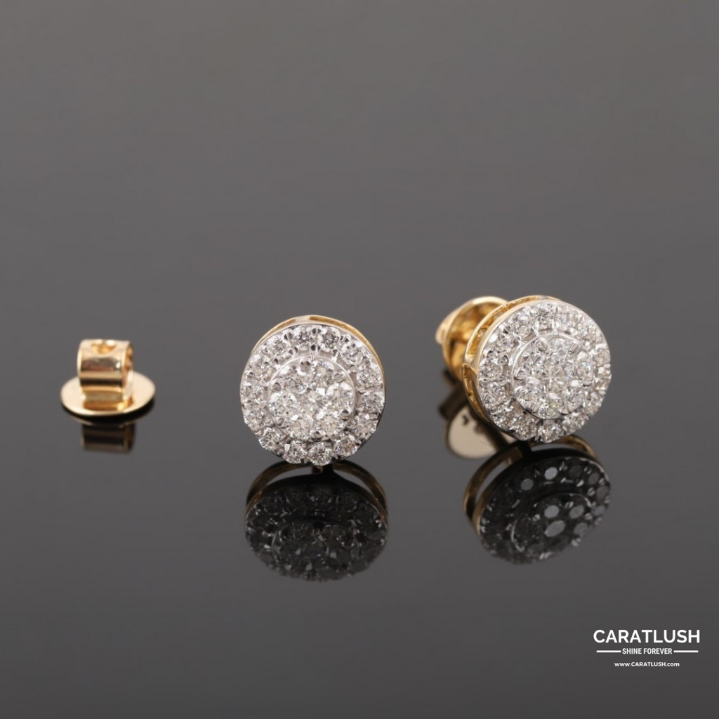 CELLO DIAMOND STUDS - CARATLUSH.COM