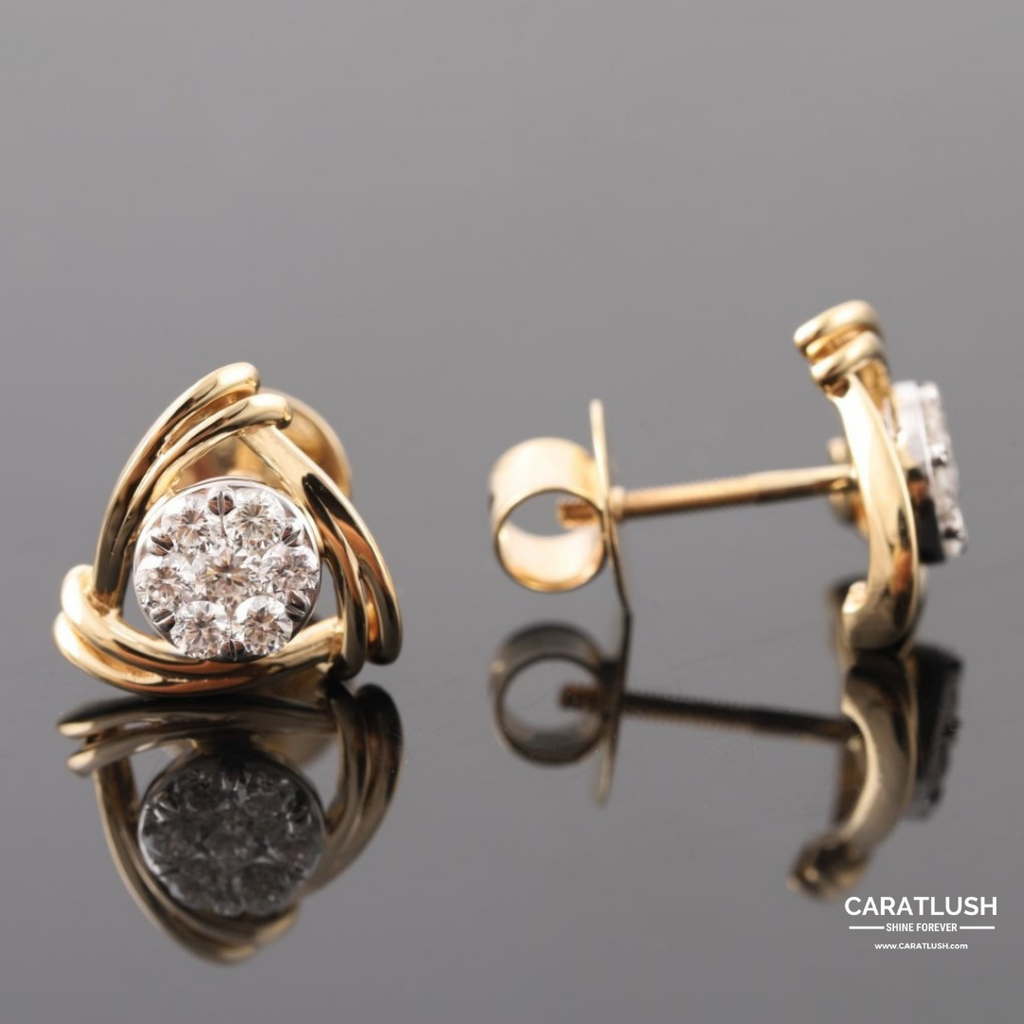 CORA DIAMOND EARINGS - CARATLUSH.COM