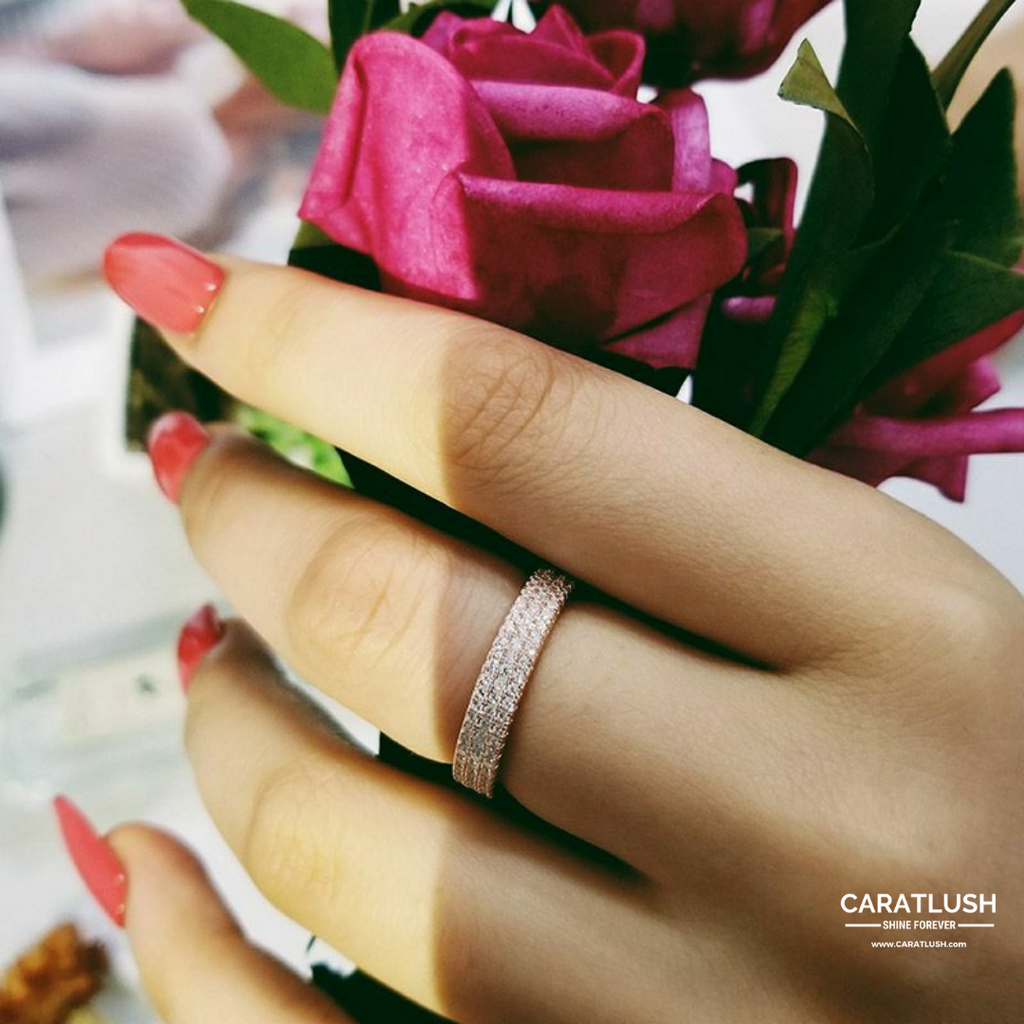 ELLE DIAMOND BAND RING