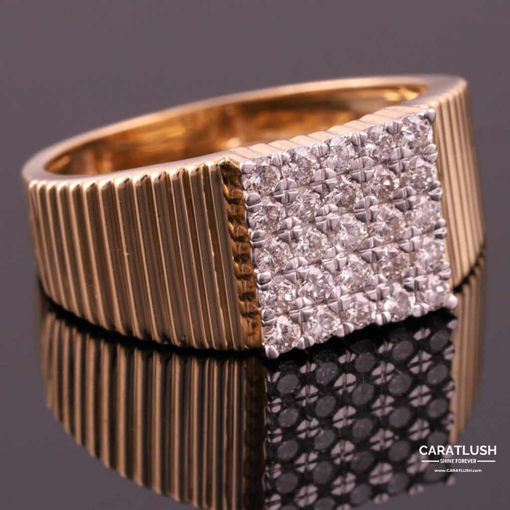 EZARA DIAMOND MEN RING - CARATLUSH.COM