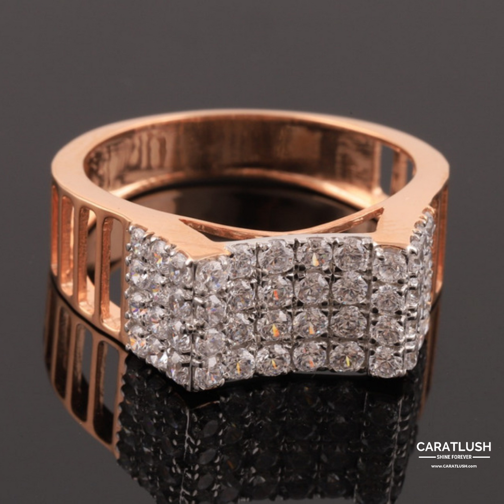 GARRY DIAMOND MEN RING - CARATLUSH.COM