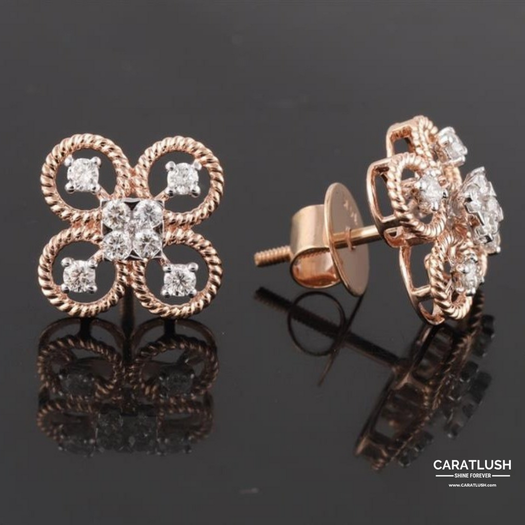 KIKI DIAMOND STUDS - CARATLUSH.COM