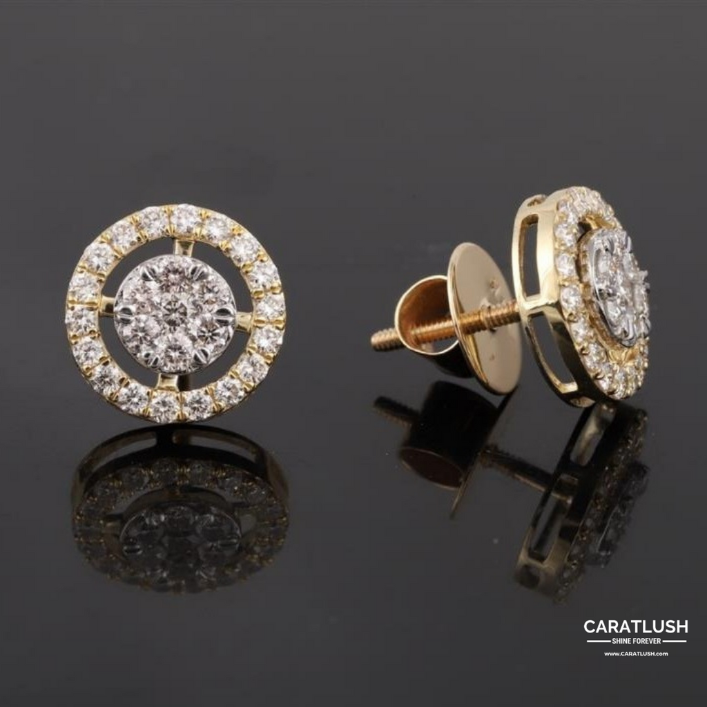 PAULA DIAMOND STUDS - CARATLUSH.COM