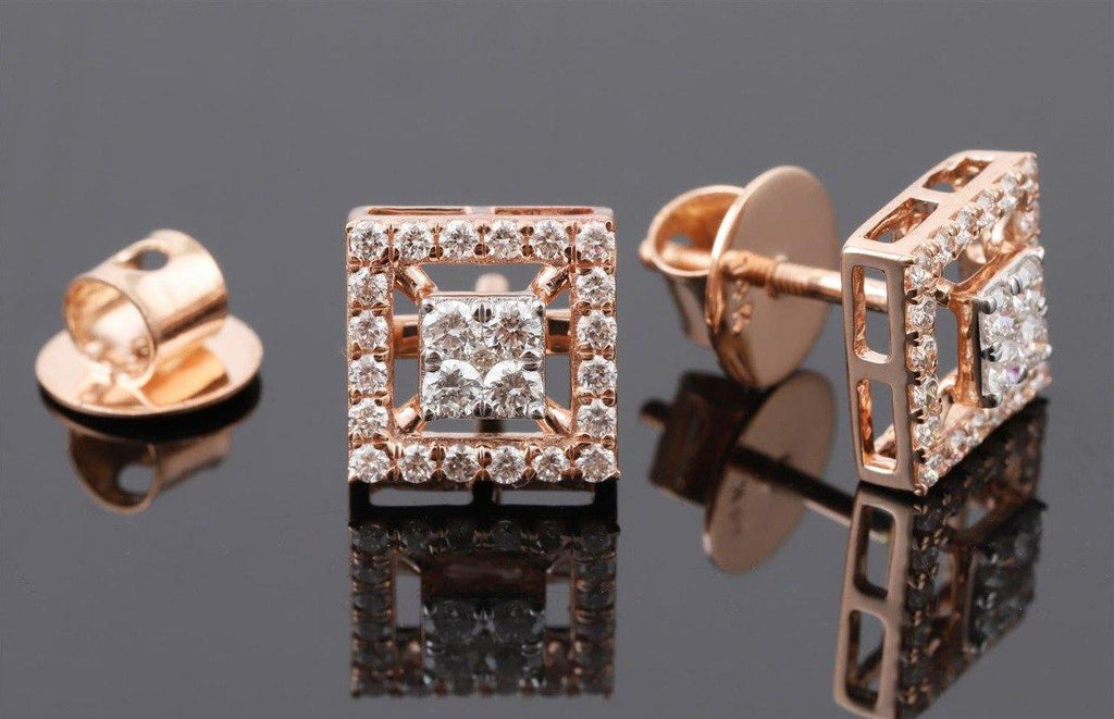 SANTA DIAMOND STUDS - CARATLUSH.COM