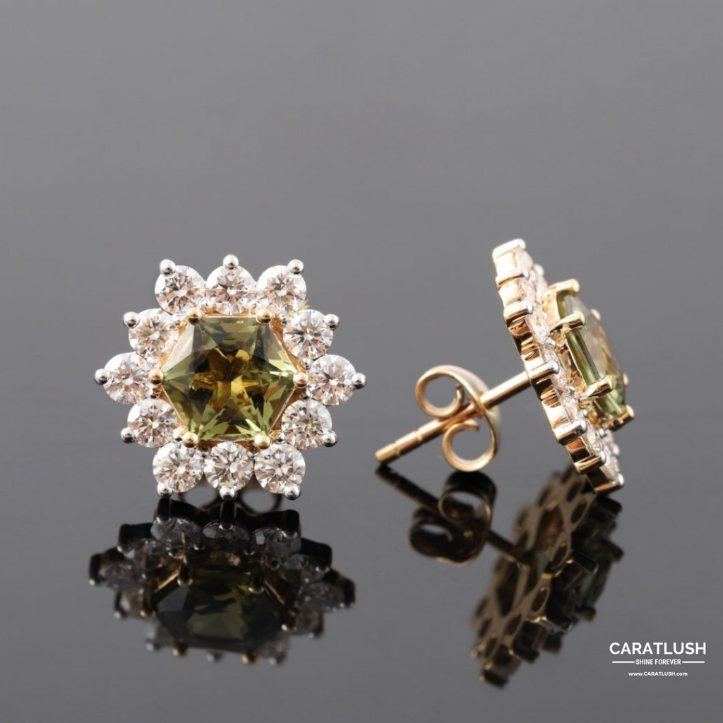 TIA DIAMOND STUDS - CARATLUSH.COM